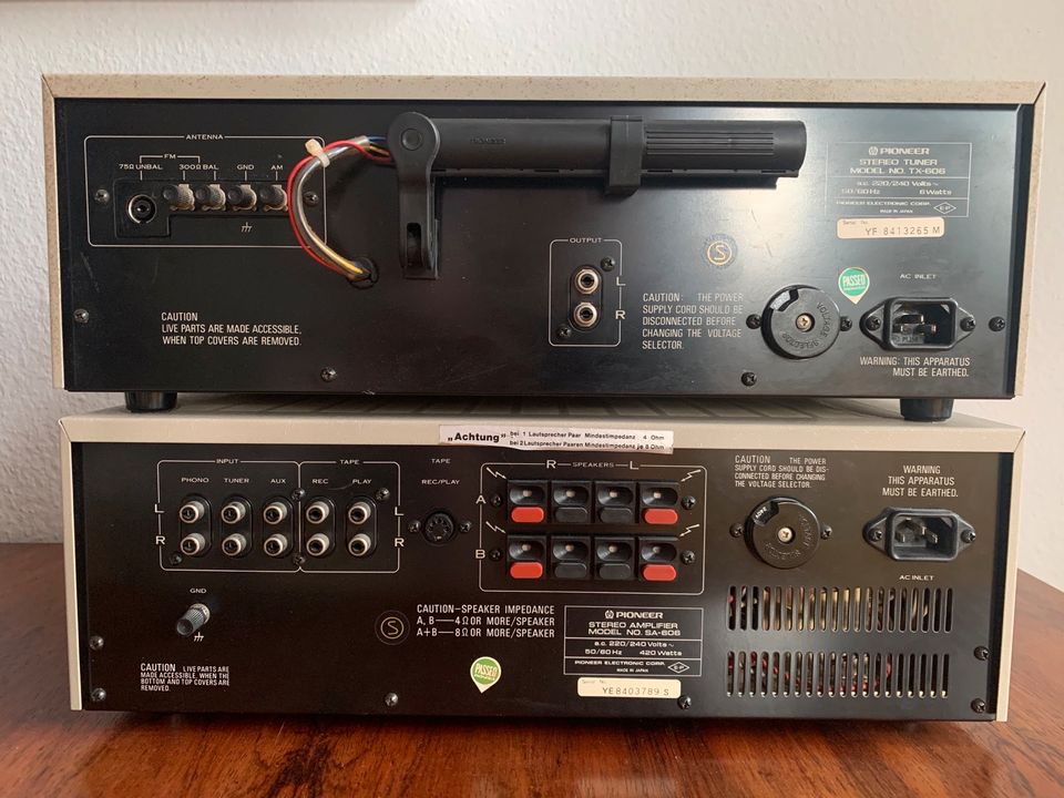 Pioneer SA 606 und TX 606 traumhafter Zustand in Frankfurt am Main