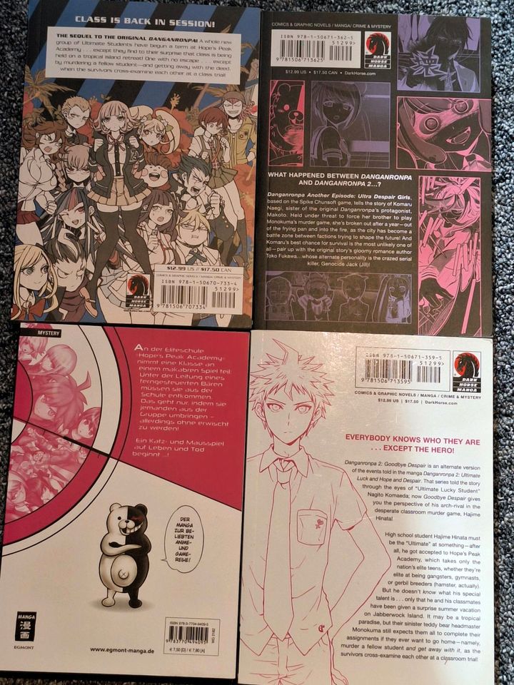 verschiedene Danganronpa Manga in Berlin