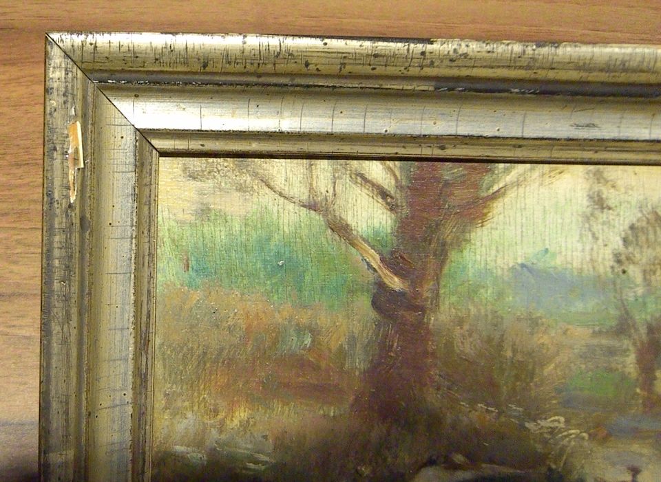 Reiher von 1950 - Gemälde 22x29 cm - Rudolf Esser (1900-1970) in Bocholt
