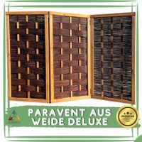 Paravent Weide Deluxe 180 x 180cm Raumteiler Sichtschutz Terrasse Nordrhein-Westfalen - Kalkar Vorschau