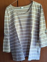 Shirt 3/4 Arm  Gr 50 sand/weiß geringelt  Otto Gruppe Hamburg-Nord - Hamburg Fuhlsbüttel Vorschau