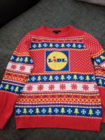 Lidl Weihnachtspullover Gr M rot Sachsen-Anhalt - Salzwedel Vorschau