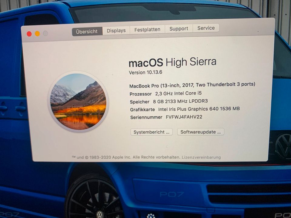 Apple MacBook Pro 13 Zoll 2017 8GB RAM 128GB SSD neuwertig in Berlin