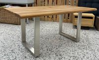 Wildeiche Massivholztisch 160x90 mit Edelstahl Fuß anstatt 719 € Münster (Westfalen) - Wolbeck Vorschau