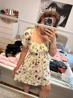 Kleid Blumen Creme H&m s Bayern - Regensburg Vorschau