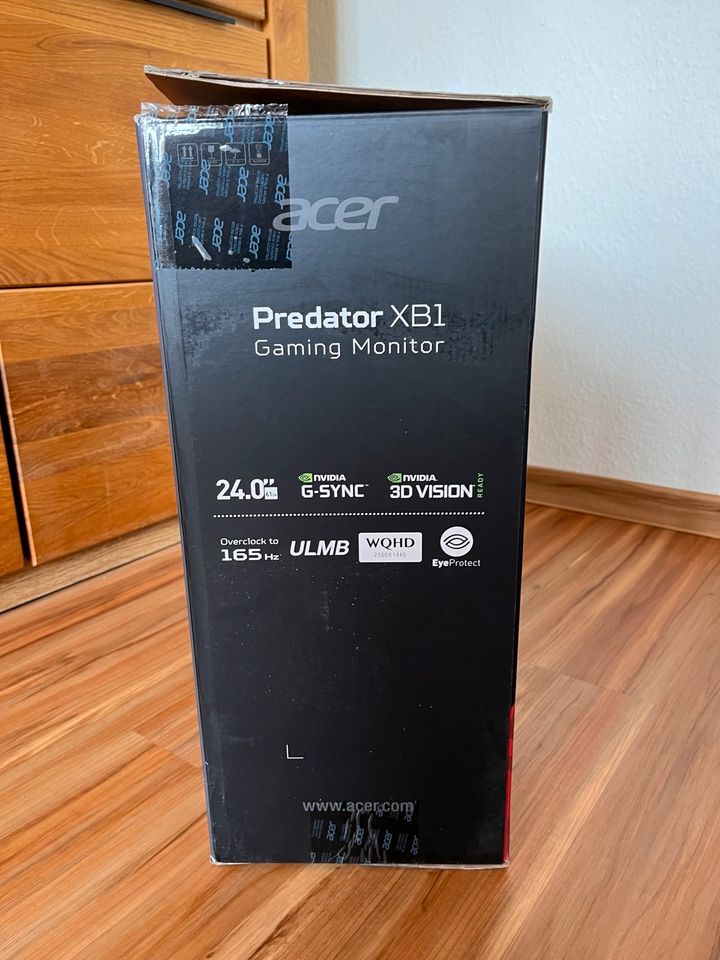Acer Predator XB1, 23,8“ 165 Hz WQHD Gaming Monitor in Neumark