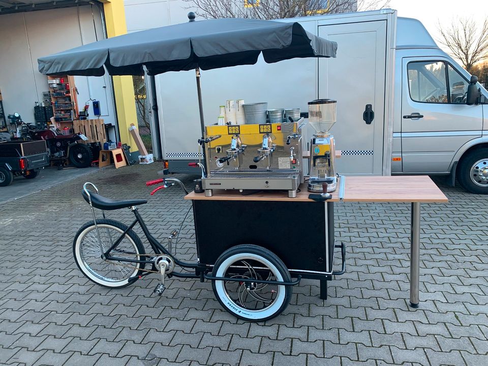 Kaffee Bike - Kaffeefahrrad mit Barista mieten für Event / Messe. in Nürnberg (Mittelfr)