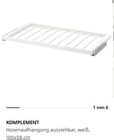 Neu KOMPLEMENT Hosenaufhängung ausziehbar weiß 100x58cm IKEA Baden-Württemberg - Hirschberg a.d. Bergstr. Vorschau