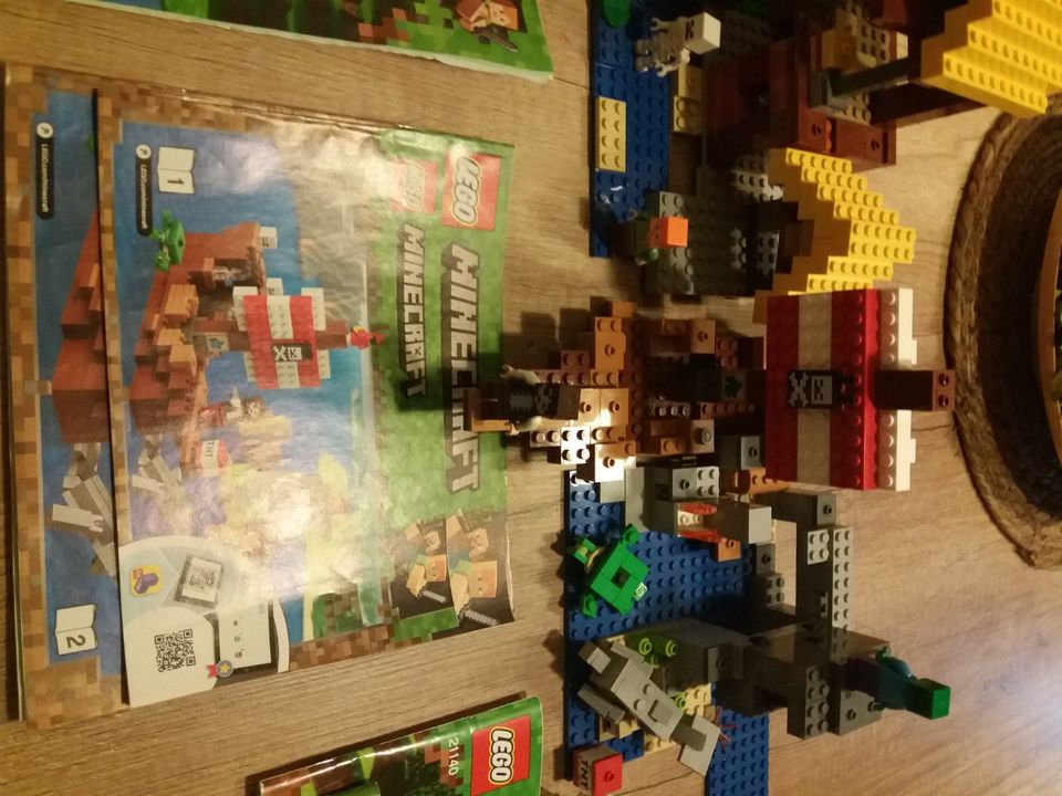 Lego Minecraft 21144, 21152, 21140, 21149 in Würselen