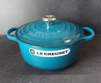 ‼️Le Creuset Signature Bräter/ Topf 20cm.Farbe deep teal Nordrhein-Westfalen - Kranenburg Vorschau