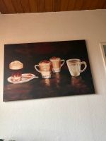 Wandbild auf Keilrahmen gerackert Groß Kaffee Latte Macchiato IN Berlin - Tempelhof Vorschau