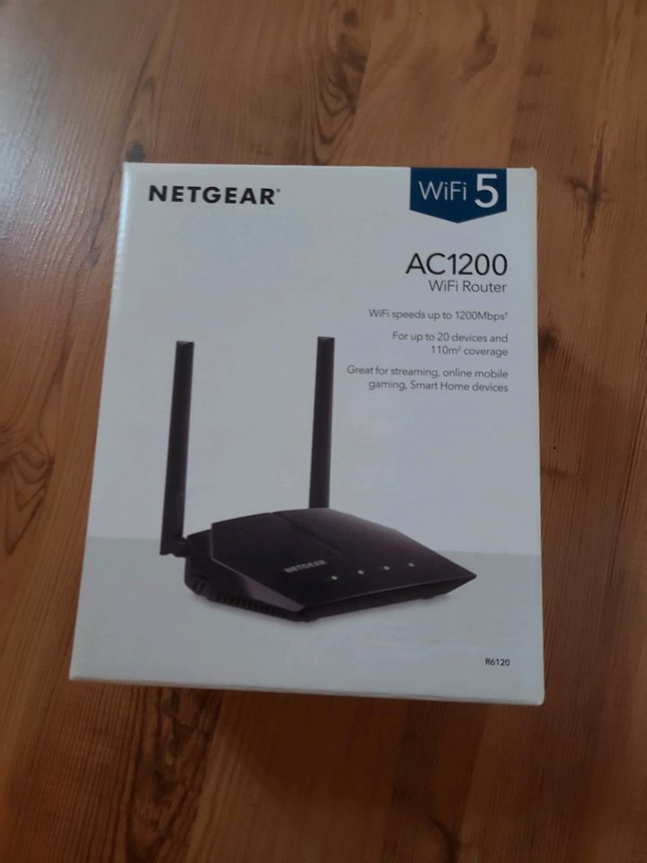 Netgear AC1200, R6120, Access Point,Freifunk Trier, Ferienwohnung in Daun