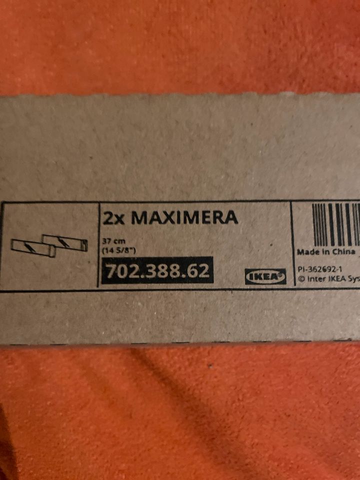 IKEA METOD Aufhängerschiene Füße MAXIMERA Schublade mittel Glas in Garbsen