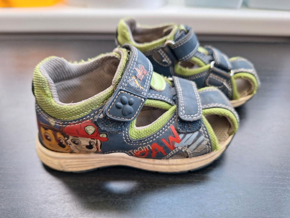 Blau-grüne Paw Patrol Sandalen, Gr. 23 in Berlin