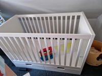 Verschenke weißes Kinderbett Gitterbett 60x120 Brandenburg - Brieselang Vorschau