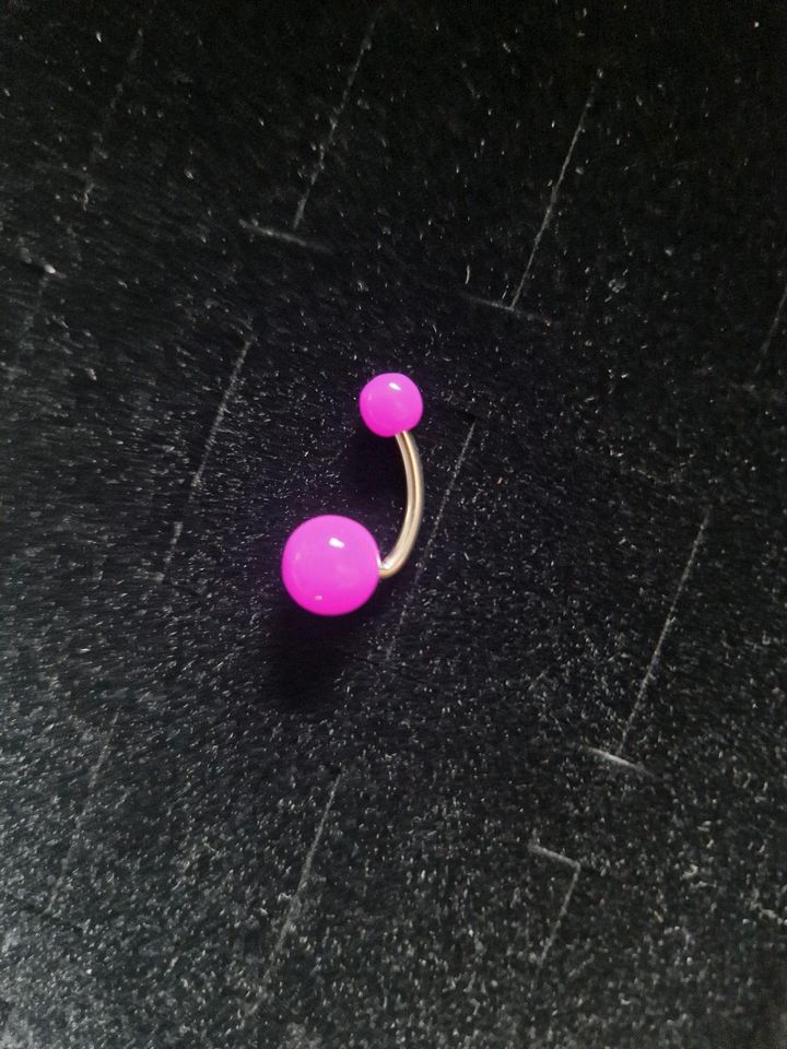 Bauchnabelpiercing rosa pink 10mm in Thaleischweiler-Fröschen