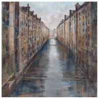 Bild „Speicherstadt“ 100x100cm | handgemalt Hamburg-Mitte - Hamburg Rothenburgsort Vorschau