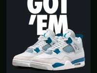 Nike Air Jordan 4 Military Blue Rheinland-Pfalz - Frankenthal (Pfalz) Vorschau