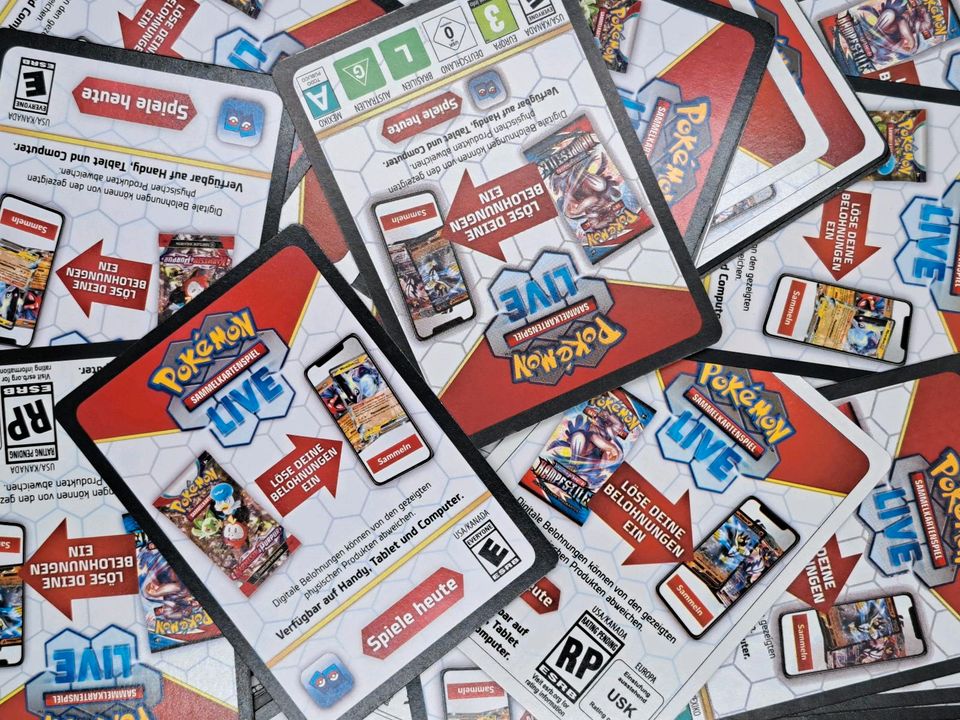 Pokemon Live Online Codes - Schwert & Schild & Karmesin & Purpur in Melle