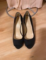 Ovye Peep Toe Pumps schwarz Gr.38 Leder Wildleder wie neu Bayern - Schwarzenbruck Vorschau