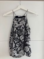 Top Oberteil MANGO Damen schwarz Muster Bayern - Taufkirchen München Vorschau