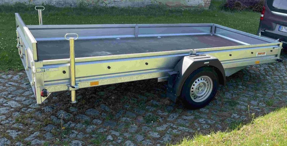 1500kg 380x180cm Trailer Quad PKW Anhänger Autotransporter Neptun in Penzlin