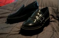 chunky loafer schnallen gothic wednesday gr 37 lackleder plateau Köln - Rath-Heumar Vorschau