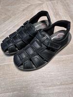 Salamander Sandalen Herren schwarz Echtleder Gr. 45 Brandenburg - Strausberg Vorschau