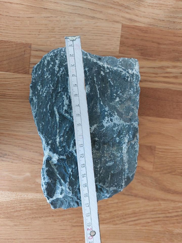 1,9kg Naturstein grau Aquarium Dekoration in Essen