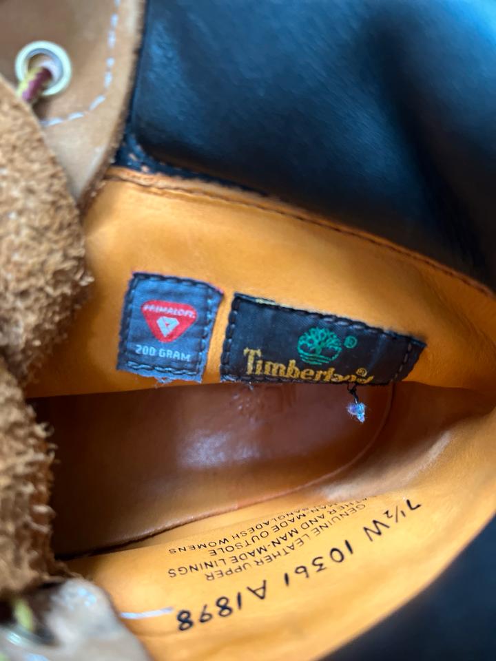 Timberland Schuhe Stiefel Größe 7,5 / 40 extra leicht Leder in Marl