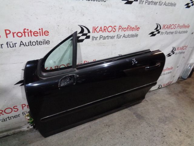 Peugeot 207 CC Cabrio Fahrertüre Türe Tür vorne links schwarz in Bruchsal