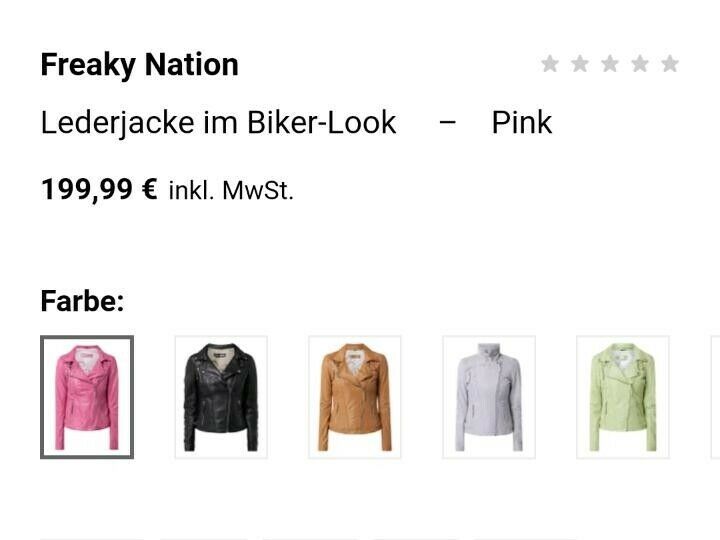 Damen Lederjacke von Freaky Nation NEU in Ahlen