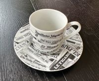 1 Espresso Tasse mit Zeitung Muster, neuwertig München - Berg-am-Laim Vorschau