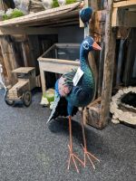 Pfau stehend 64cm aus Metall blau grün Dekofigur Gartenstecker Bayern - Kulmbach Vorschau