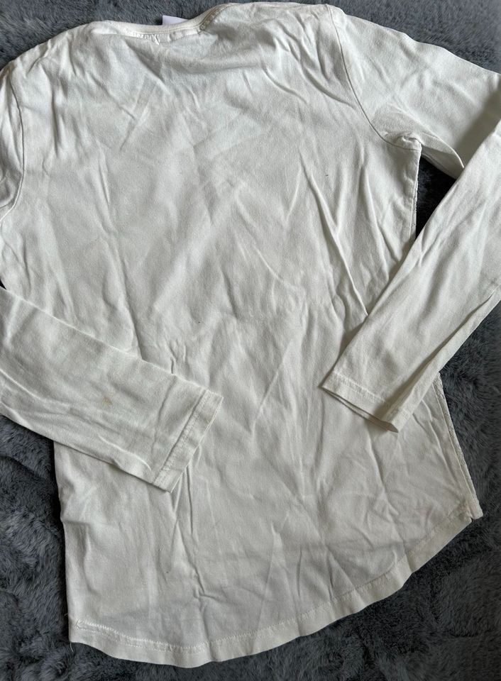 YIGGA LA Shirt Creme weiß 146 Spitze mit Flecken in Rimbach