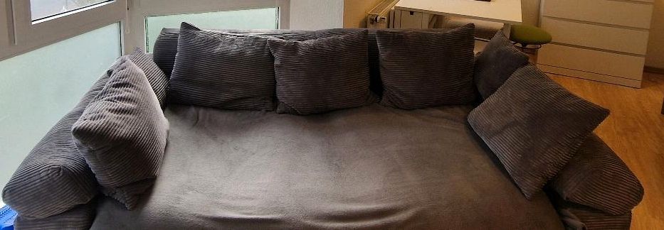 Big Sofa Lionore  dunkelgrau Couch in Kassel