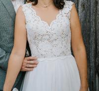 Brautkleid + Brautschal mit Spitze Bayern - Sandberg Vorschau