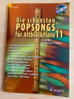 Die schönsten Popsongs für Altblockflöte 11, 12 Pop-Hits, Schott Baden-Württemberg - Waiblingen Vorschau