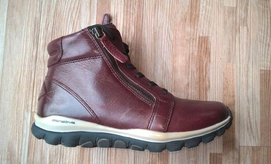 GABOR Rollingsoft Schnür-Boots Damen - 36 - bordeaux in Neuss