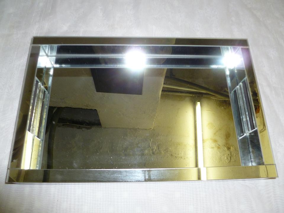 Tablett Serviertablett Kupfer Silber Bronz Spiegelglas Metall in Geislingen an der Steige