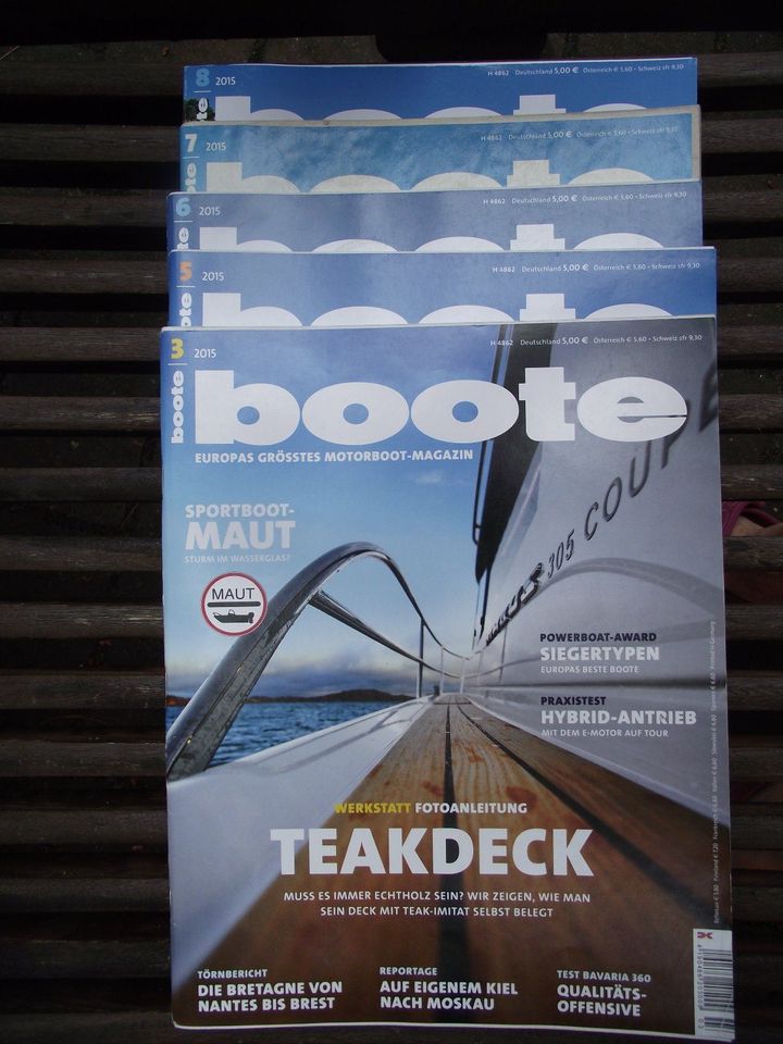 Boote und Stander Zeitschriften, 19 Jahrgänge,oder 228 Hefte in Radebeul