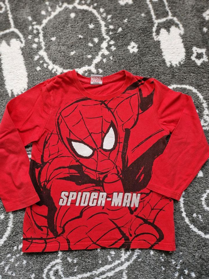 Mervel Spiderman Langarmshirt 8 Jahre 122/128 in Suhl