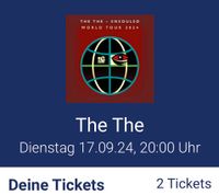 Zwei Tickets für das Konzert von „The The“ in Berlin am 17.09.24 Niedersachsen - Lauenau Vorschau