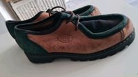 Vintage Trachter Schuhe Leder Gr.37 Wanderschuhe Braun Grün Nordrhein-Westfalen - Solingen Vorschau