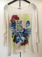 Leichtes Shirt Laura Torelli classic weiß  Gr.46/48 mit Spruch Saarland - Ottweiler Vorschau