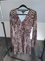 Kurzes Leoprint Kleid gerippt - Amisu Größe 36 Niedersachsen - Lünne Vorschau