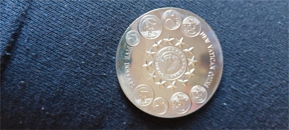 Liberia 5 Dollars 2002 „Europäische Währung“ New Vatican Coins in Berlin