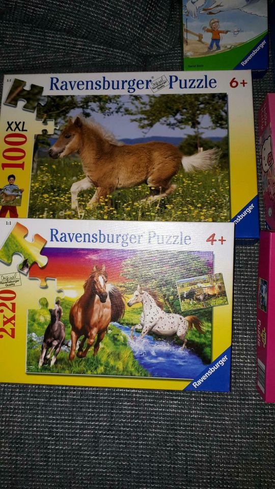 Puzzle Ravensburger  Brettspiele Haba etc in Rheinböllen