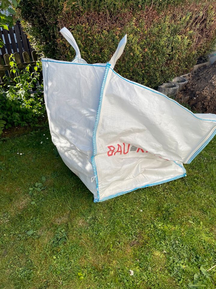 2x Big Bag „BauKing“  Gartensack Laubsack Schuttsäcke 87x87x110cm in Hemer