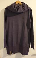 Naketano Pullover lang mit Schal, Gr. L, lila Schleswig-Holstein - Rickling Vorschau